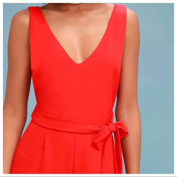 Lulu’s Tie-Back Jumpsuit - Picture 2 of 2